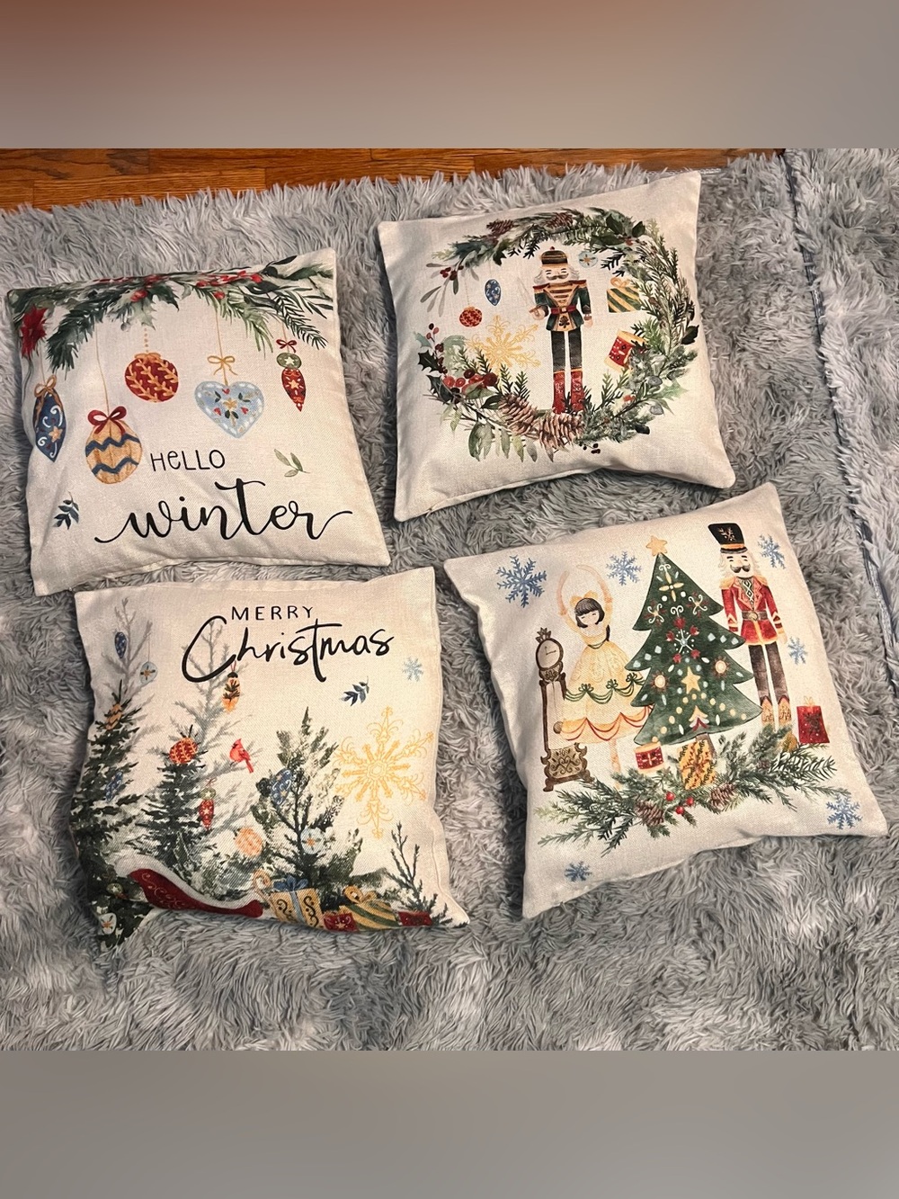 New 8 Pieces Throw Pillow Inserts + Removable Covers